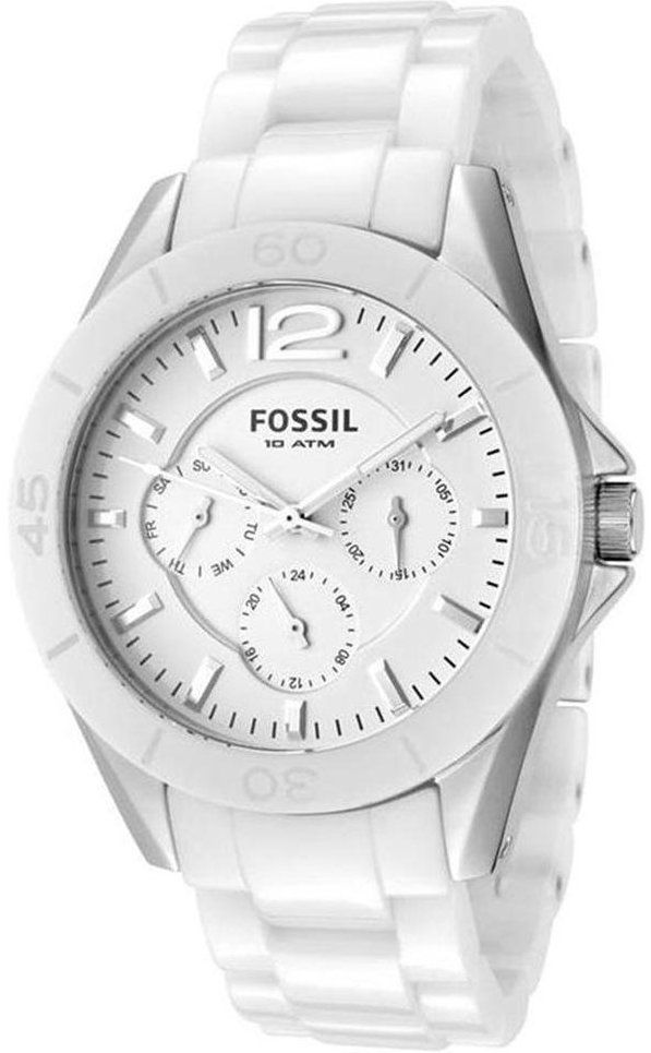 Fossil Ceramic White Dial White Ceramic Strap Watch for Women - CE1002 Buy Now By Fossil