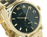 Marc Jacobs Baker Green Dial Gold Steel Strap Watch for Women - MBM3245 Buy Now By Marc Jacobs