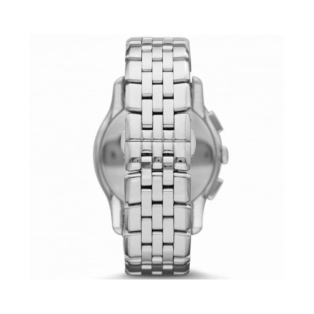 Emporio Armani Classic Chronograph Black Dial Silver Steel Strap Watch For Men - AR1786 Buy Now By Emporio Armani
