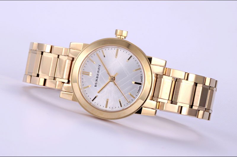 Burberry Heritage White Dial Gold Steel Strap Watch for Women - BU9203 Buy Now By Burberry