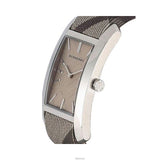 Burberry Nova Check Silver Dial Two Tone Leather Strap Watch For Women - BU9404 Buy Now By Burberry