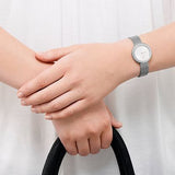 Calvin Klein Firm White Dial Silver Mesh Bracelet Watch for Women - K3N23126 Buy Now By Calvin Klein