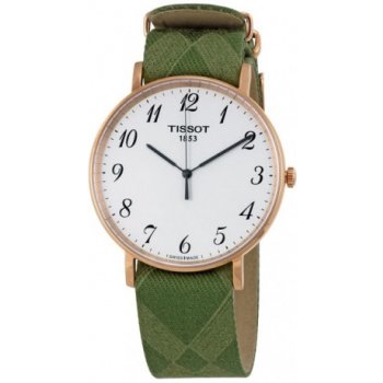 Tissot T Classic Everytime White Dial Green Nylon Strap Watch for Men - T109.610.38.032.00 Buy Now By Tissot