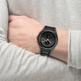 Hugo Boss Steer Analog Black Dial Black Steel Strap Watch For Men - 1514068 Buy Now By Hugo Boss