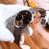 Fossil The Commuter Twist Black Dial Brown Leather Strap Watch for Men - ME1165 Buy Now By Fossil