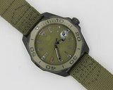 Tag Heuer Aquaracer Automatic Green Dial Khakhi Green Nylon Strap Watch for Men - WAY208E.FC8222 Buy Now By Tag Heuer