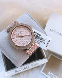 Michael Kors Darci Rose Gold Dial Rose Gold Steel Strap Watch for Women - MK3439 Buy Now By Michael Kors