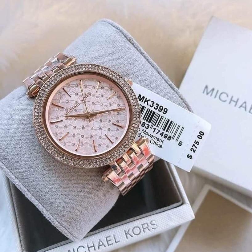 Michael Kors Darci Rose Gold Dial Steel Strap Watch for Women - MK3399 Buy Now By Michael Kors