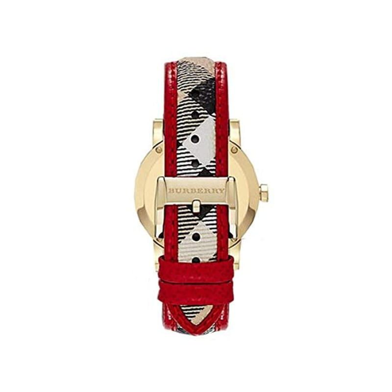 Burberry The City Champagne Dial Leather Strap Watch for Women - BU9139 Buy Now By Burberry