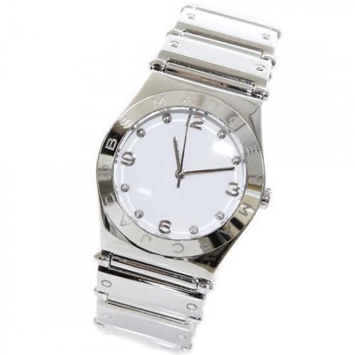 Marc Jacobs Amy White Dial Silver Steel Strap Watch for Women - MBM8518 Buy Now By Marc Jacobs