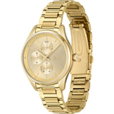 Hugo Boss Grand Course Gold Dial Gold Steel Strap Watch for Women - 1502584 Buy Now By Hugo Boss
