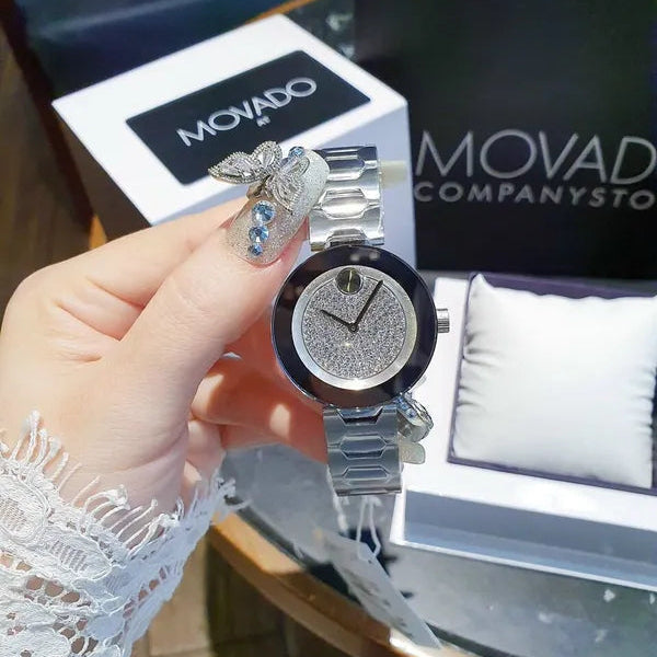 Movado Bold Silver Dial Silver Steel Strap Watch For Women - 3600567 Buy Now By Movado