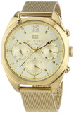 Tommy Hilfiger Mia Gold Dial Gold Mesh Bracelet Watch for Women - 1781488 Buy Now By Tommy Hilfiger
