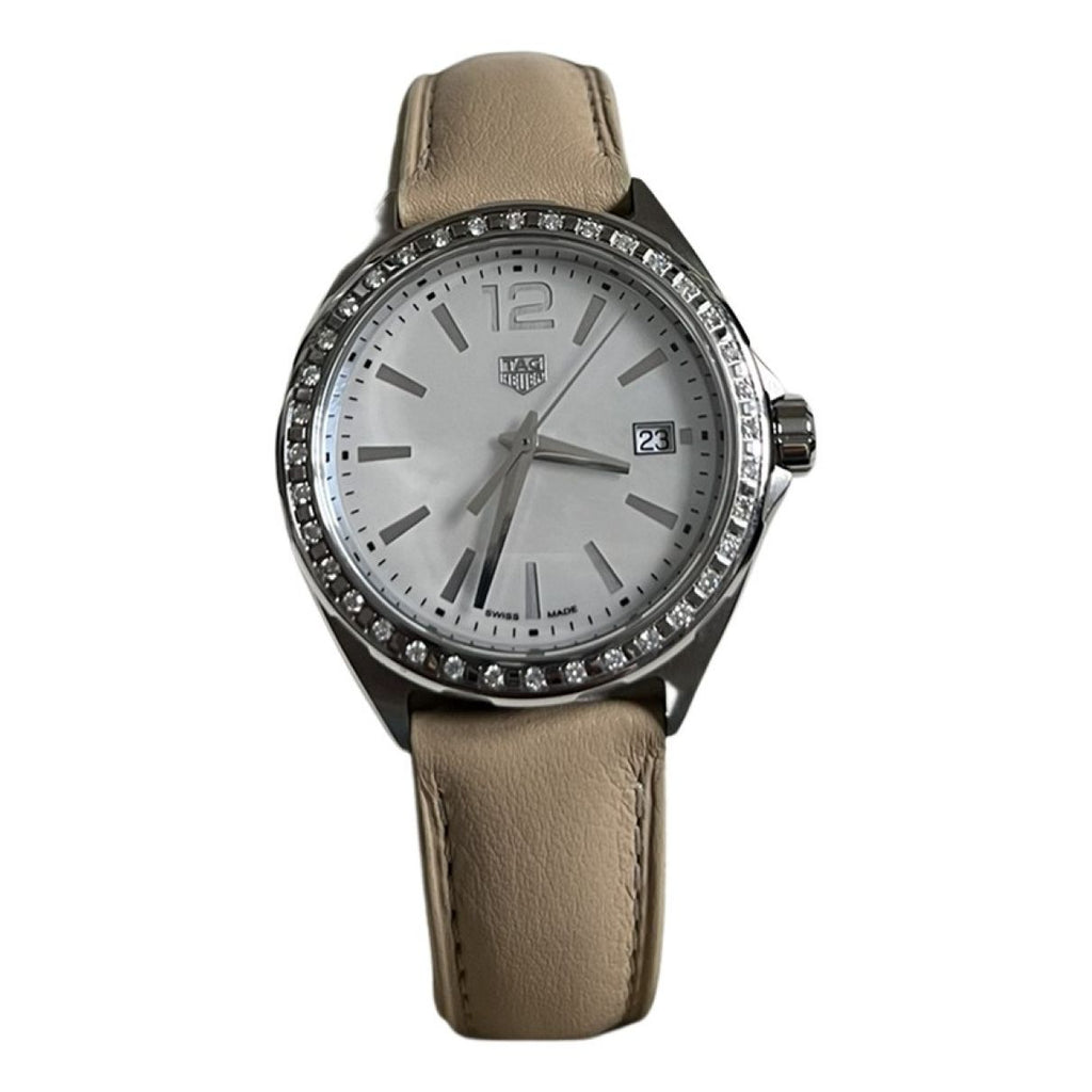 Tag Heuer Formula 1 Quartz Mother of Pearl Dial Brown Leather Strap Watch for Women - WBJ131A.FC8255 Buy Now By Tag Heuer