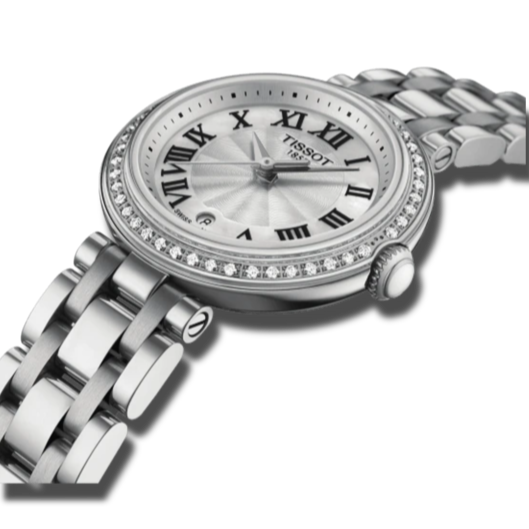 Tissot Bellissima Small Lady Diamonds Silver Dial Silver Steel Strap Watch For Women - T126.010.61.113.00 Buy Now By Tissot