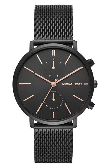 Michael Kors Jaryn Black Dial Black Stainless Steel Strap Watch for Men - MK8504 Buy Now By Michael Kors