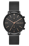 Michael Kors Jaryn Black Dial Black Stainless Steel Strap Watch for Men - MK8504 Buy Now By Michael Kors