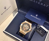 Maserati Potenza Skeleton Limited Edition Dial Black Strap Watch For Men - R8821108026 Buy Now By Maserati