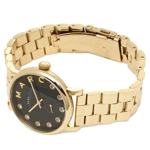 Marc Jacobs Baker Dexter Black Dial Gold Steel Strap Watch for Women - MBM3421 Buy Now By Marc Jacobs