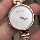Calvin Klein Authentic White Dial Silver Mesh Bracelet Watch for Women - K8G23126 Buy Now By Calvin Klein