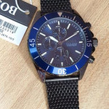 Hugo Boss Ocean Edition Blue Dial Black Mesh Bracelet Watch for Men - 1513702 Buy Now By Hugo Boss