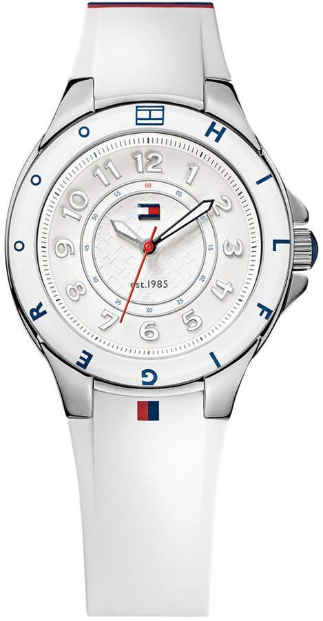 Tommy Hilfiger White Dial White Rubber Strap Watch for Women - 1781271 Buy Now By Tommy Hilfiger