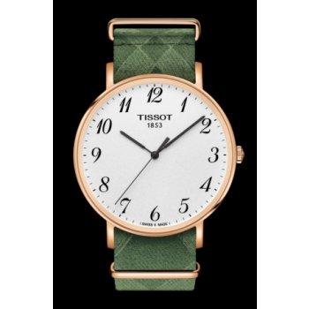 Tissot T Classic Everytime White Dial Green Nylon Strap Watch for Men - T109.610.38.032.00 Buy Now By Tissot