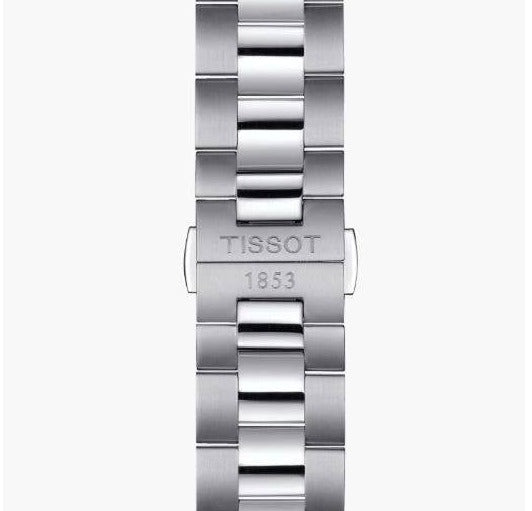 Tissot Gentleman Powermatic 80 Silicium Black Dial Silver Steel Strap Watch For Men - T127.407.11.051.00 Buy Now By Tissot