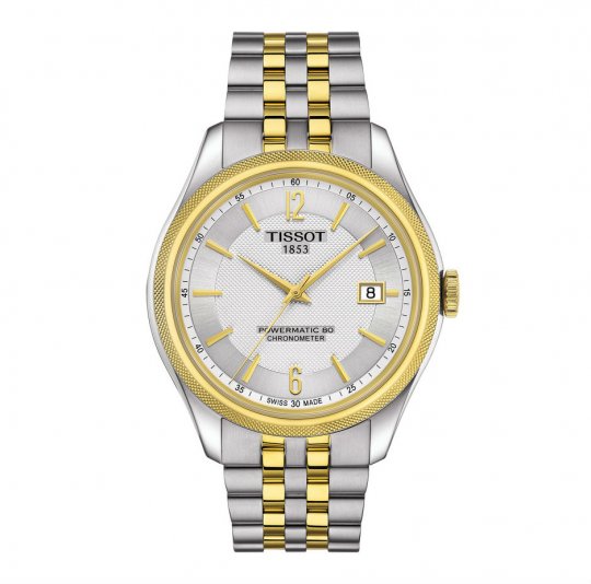 Tissot Ballade Powermatic 80 Chronometer Silver Dial Two Tone Steel Strap Watch For Men - T108.408.22.037.00 Buy Now By Tissot