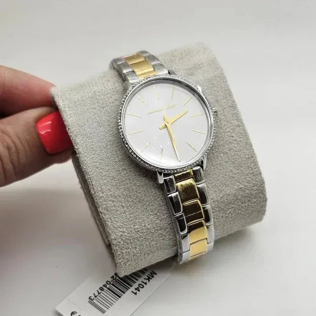 Michael Kors Pyper Quartz Silver Dial Two Tone Steel Strap Watch For Women - MK1041 Buy Now By Michael Kors