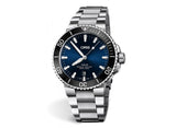 Oris Aquis Date Blue Dial Silver Steel Strap Watch for Men - 0173377304135-0782405PEB Buy Now By Oris