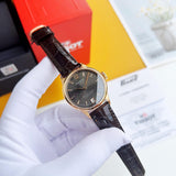 Tissot Chemin Des Tourelles Powermatic 80 Lady Brown Dial Brown Leather Strap Watch For Women - T099.207.36.447.00 Buy Now By Tissot