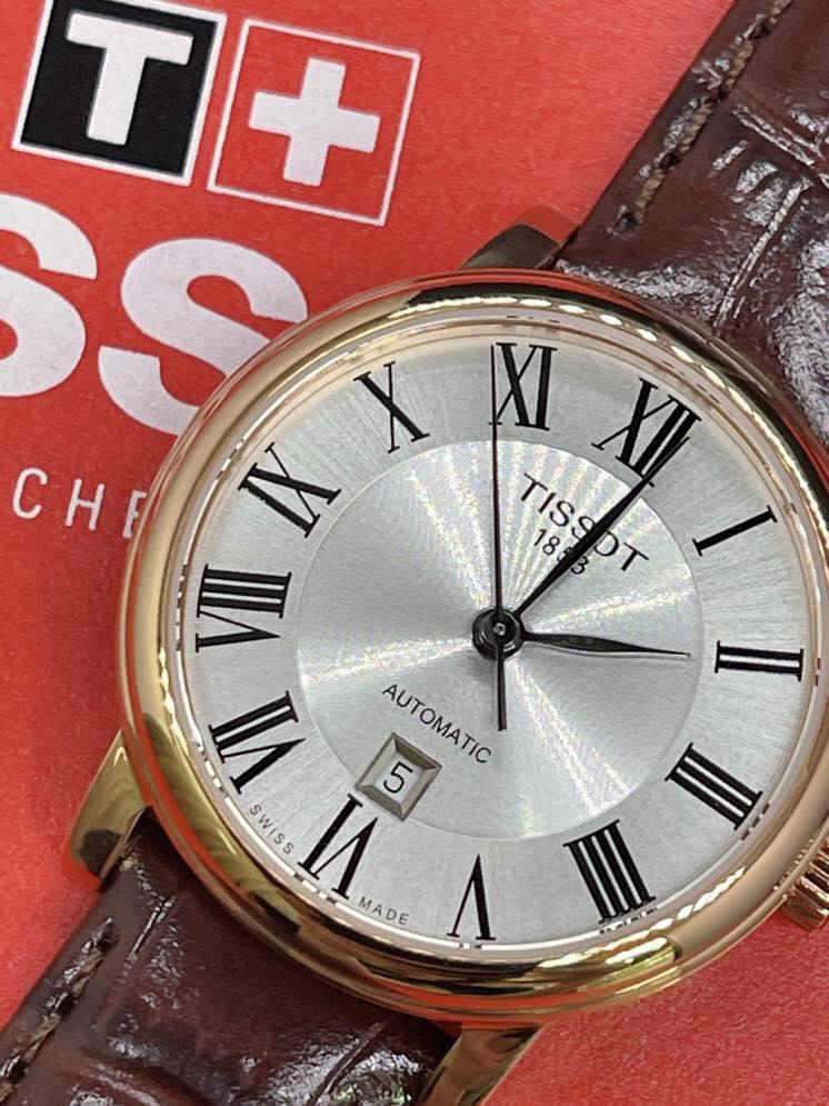 Tissot T Classic Carson Premium White Dial Brown Leather Strap Watch for Women - T122.207.36.033.00 Buy Now By Tissot