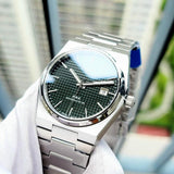 Tissot PRX Powermatic 80 Green Dial Silver Steel Strap Watch For Men - T137.407.11.091.00 Buy Now By Tissot