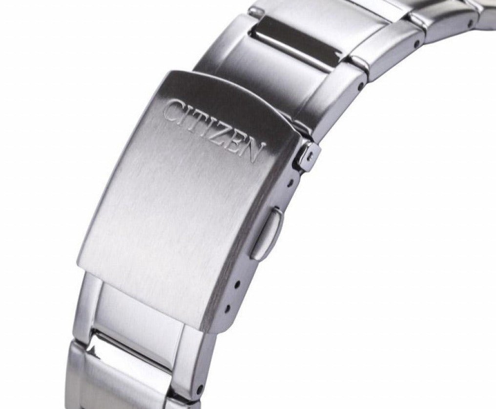 Citizen Eco Drive Blue Dial Silver Stainless Steel Watch For Men - BM7140-54L Buy Now By Citizen