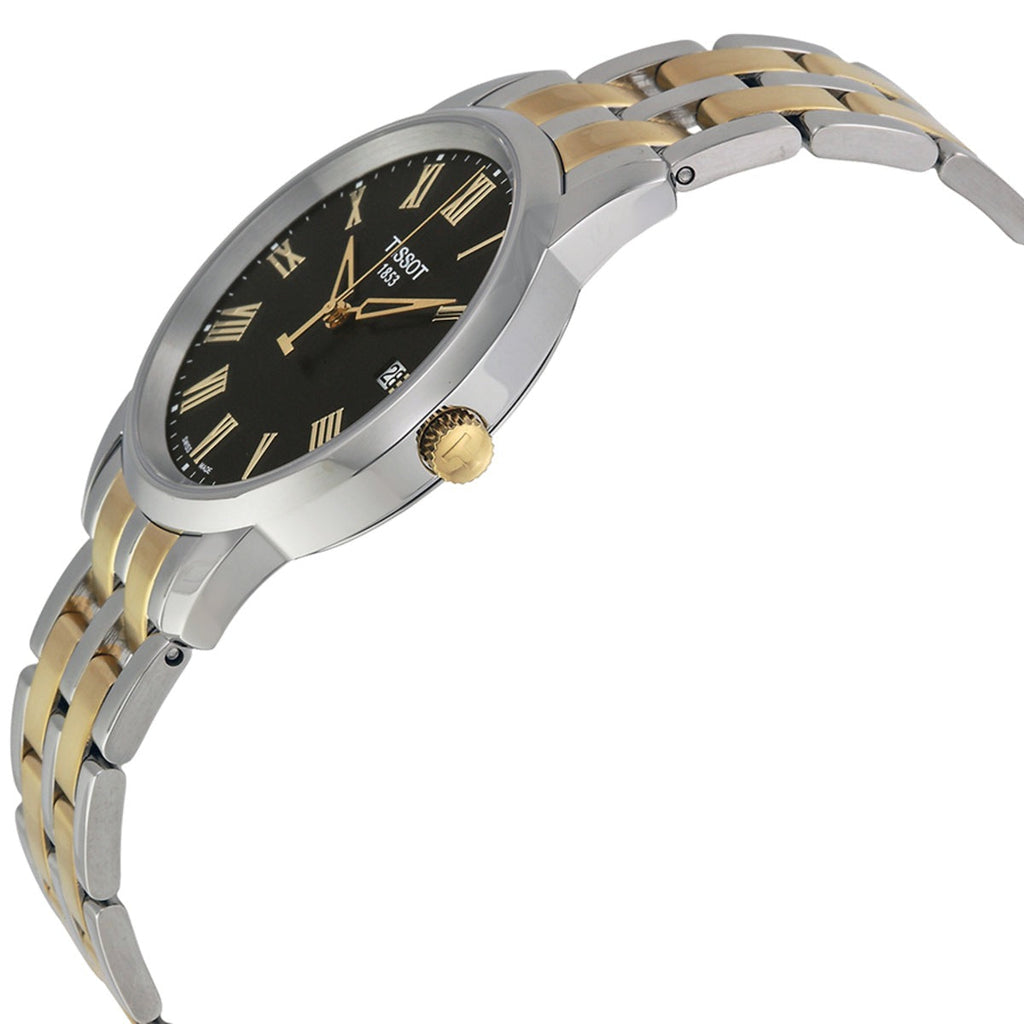 Tissot T Classic Dream Black Dial Two Tone Steel Strap Watch for Men - T033.410.22.053.01 Buy Now By Tissot