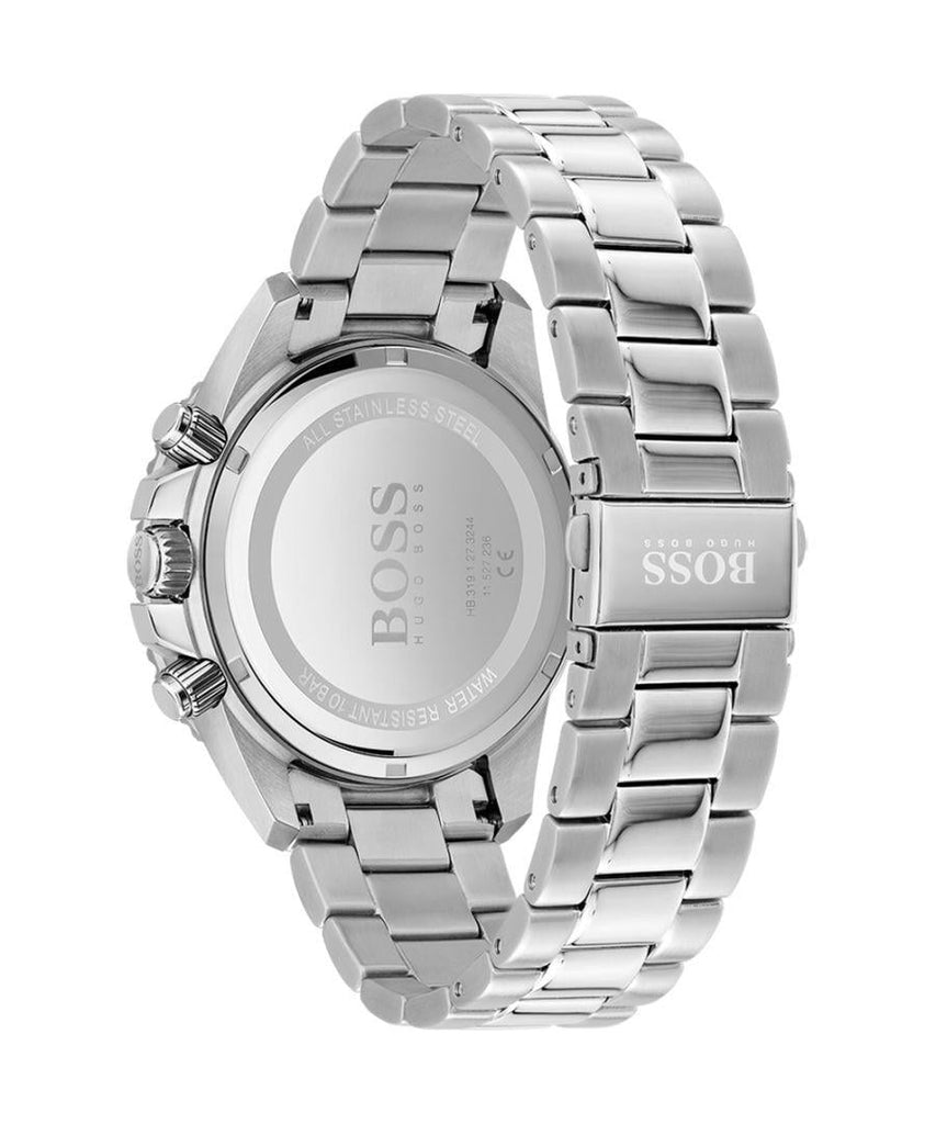 Hugo Boss View Chronograph Black Dial Silver Steel Strap Watch For Men - 1514008 Buy Now By Hugo Boss