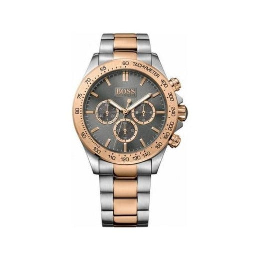 Hugo Boss Ikon Grey Dial Two Tone Steel Strap Watch for Men - 1513339 Buy Now By Hugo Boss