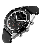 Hugo Boss Chronograph Black Dial Black Leather Strap Watch for Men - 1513864 Buy Now By Hugo Boss