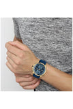 Hugo Boss Globetrotter Blue Dial Blue Silicone Strap Watch for Men - 1513822 Buy Now By Hugo Boss