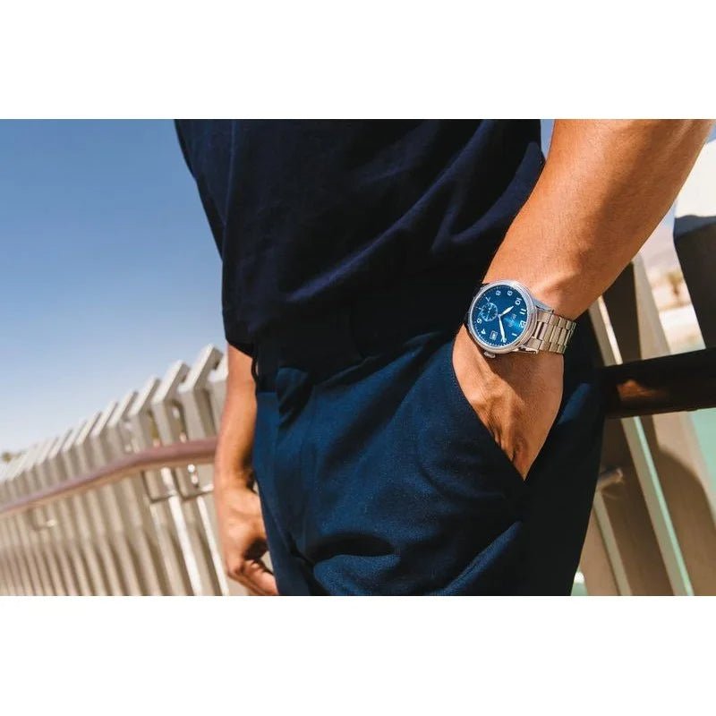 Hugo Boss Legacy Blue Dial Silver Steel Strap Watch for Men - 1513707 Buy Now By Hugo Boss