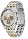 Hugo Boss Gregor Chronograph Silver Dial Two Tone Steel Strap Watch For Men - 1514053 Buy Now By Hugo Boss