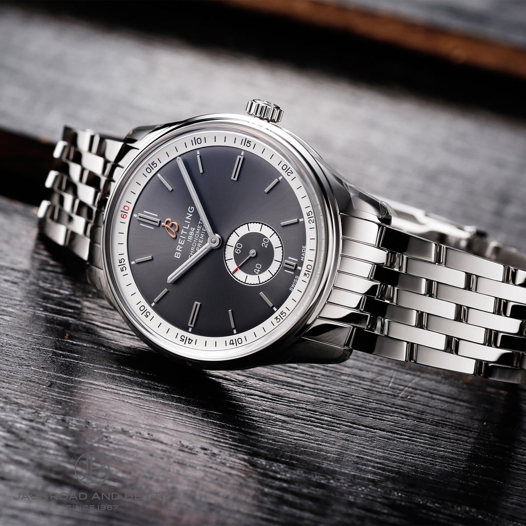 Breitling Premier Automatic 40mm Stainless Steel Anthracite Dial Mens Watch - A37340351B1A1 Buy Now By Breitling