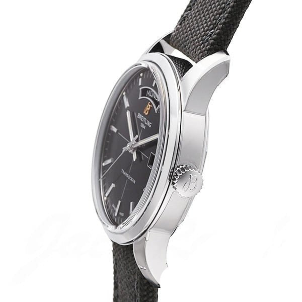 Breitling Transocean Day & Date 43mm Black Dial Black Nylon Strap Mens Watch - A4531012/BB69/109W/A20 BA.1 Buy Now By Breitling