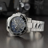 Maserati Competizione Chronograph Blue Dial Silver Steel Strap Watch For Men - R8873600009 Buy Now By Maserati