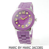 Marc Jacobs Pelly Purple Dial Purple Silicone Strap Watch for Women - MBM2515 Buy Now By Marc Jacobs