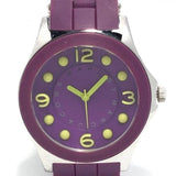 Marc Jacobs Pelly Purple Dial Purple Silicone Strap Watch for Women - MBM2515 Buy Now By Marc Jacobs