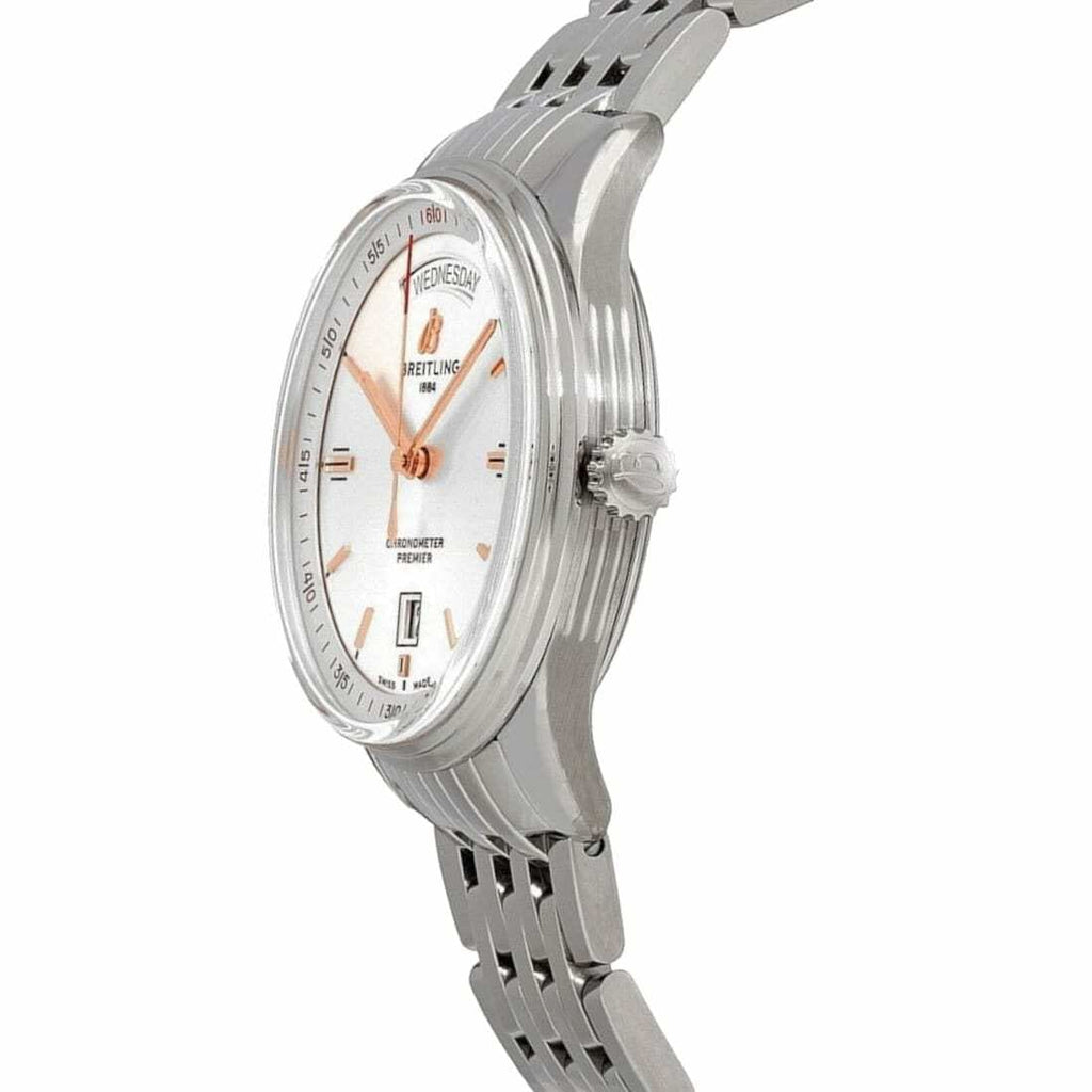 Breitling Premier Automatic Day & Date 40mm Stainless Steel Mens Watch - A45340211G1A1 Buy Now By Breitling