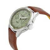 Breitling Premier B09 Chronograph 40 Green Dial Brown Leather Strap Watch for Men - AB0930D31L1P1 Buy Now By Breitling