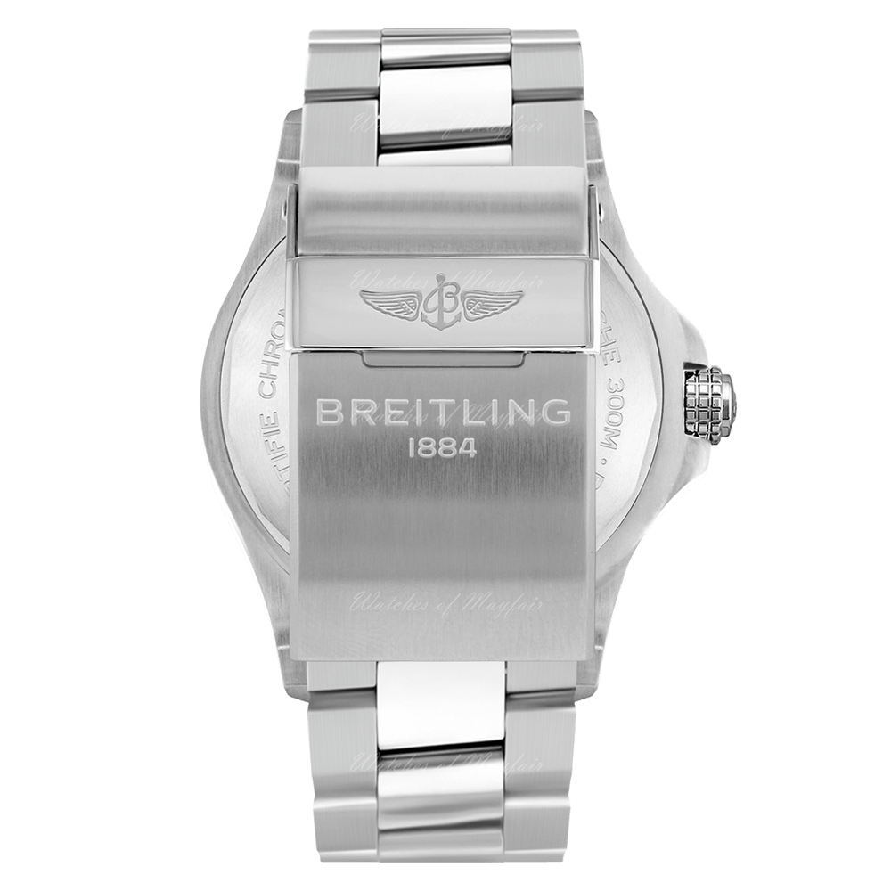 Breitling Avenger Automatic 43mm Black Dial Silver Steel Strap Watch for Men - A17318101B1A1 Buy Now By Breitling